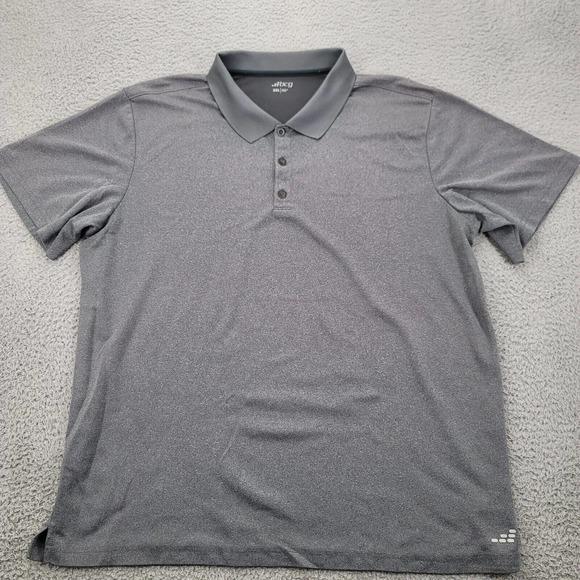 BCG Shirt‎ Mens XXL Gray Polo Golf Short Sleeve Classic Lightweight Collared - Picture 1 of 10